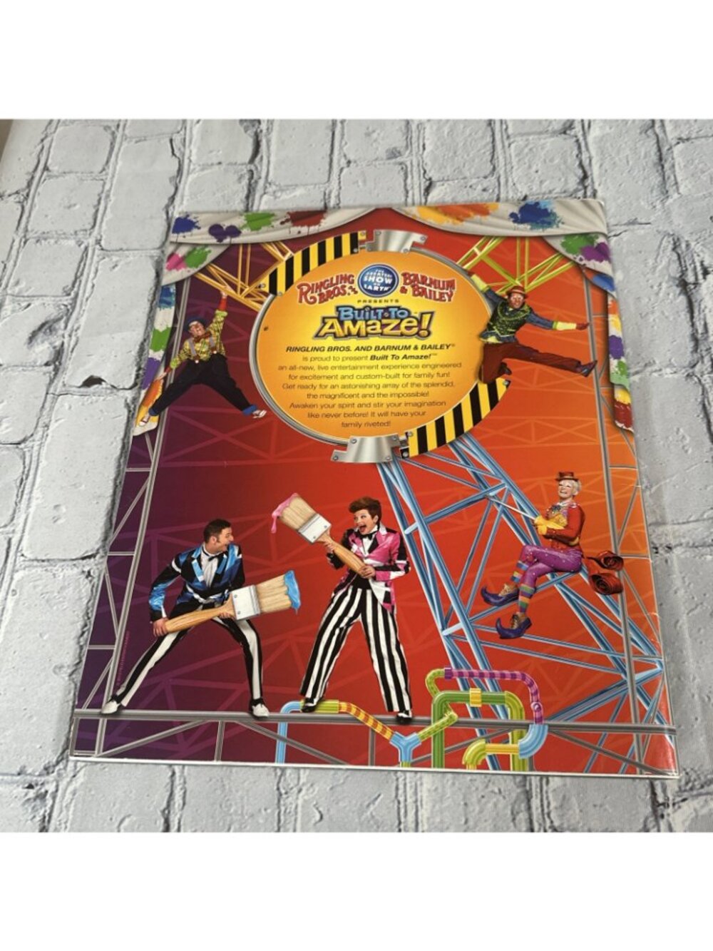 Ringling Bros Barnum & Bailey - Souvenir Program Book Booklet Built To Amaze 13” - Picture 5 of 7